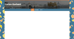 Desktop Screenshot of listengurbani.com